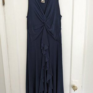 Taylor size 10 Navy blue dress